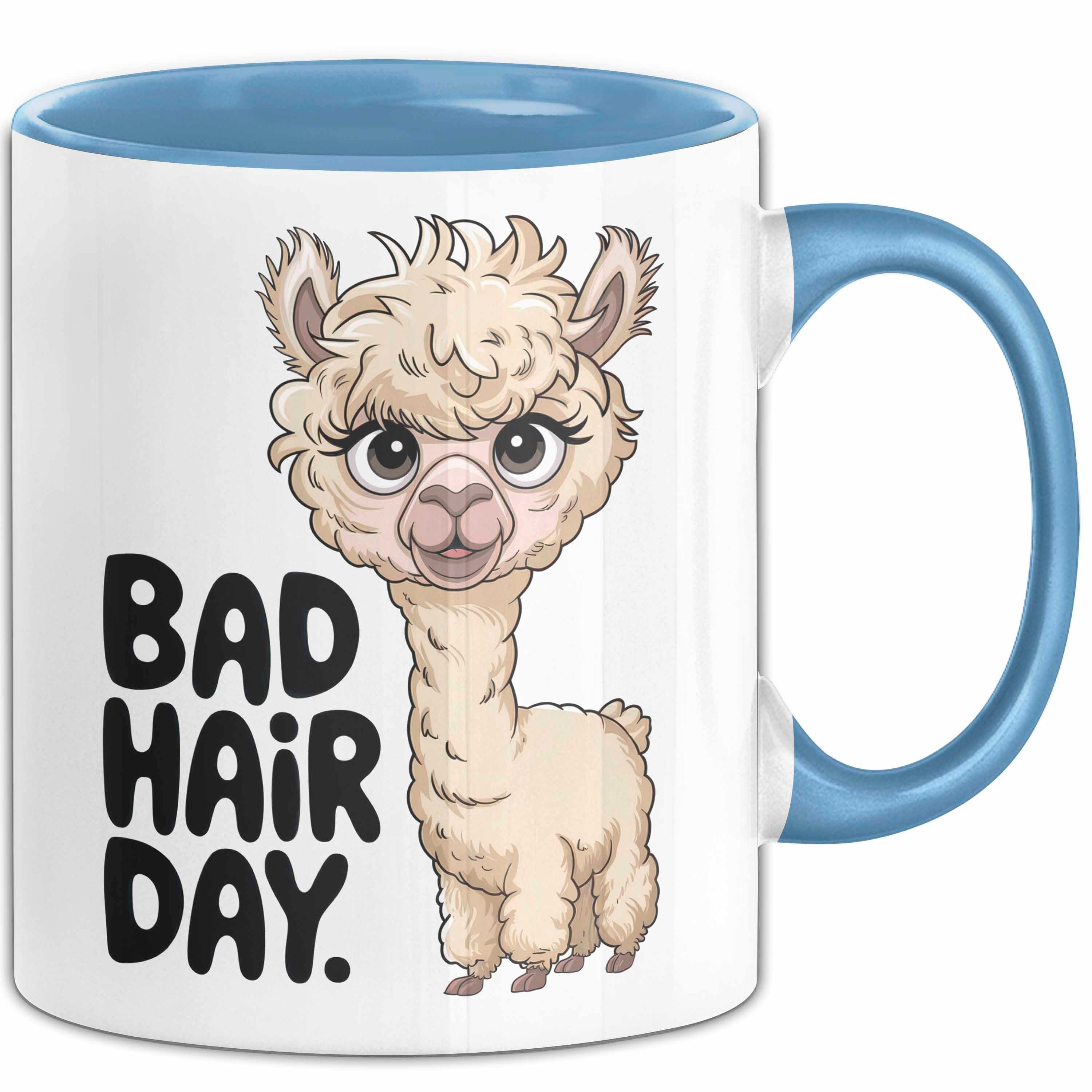 Trendation Tasse Alpaka Liebhaber Tasse Geschenkidee für Tierfreunde