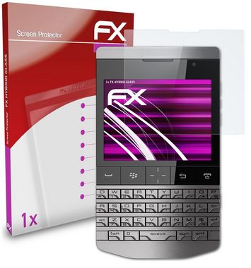 atFoliX Schutzfolie Panzerglasfolie für Blackberry P9981, Ultradünn und superhart