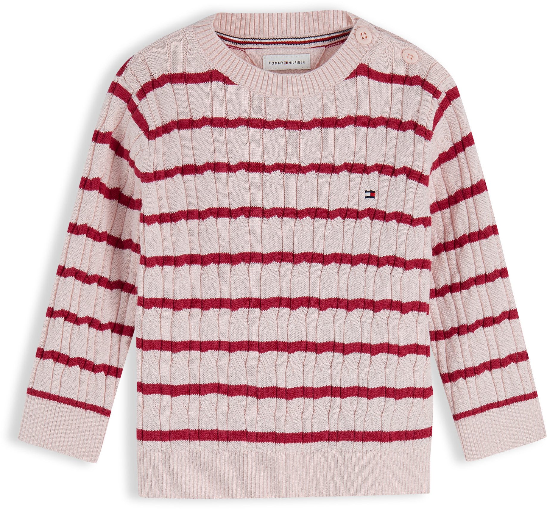 Tommy Hilfiger Strickpullover weicher Strick, Regular Fit, für Babys