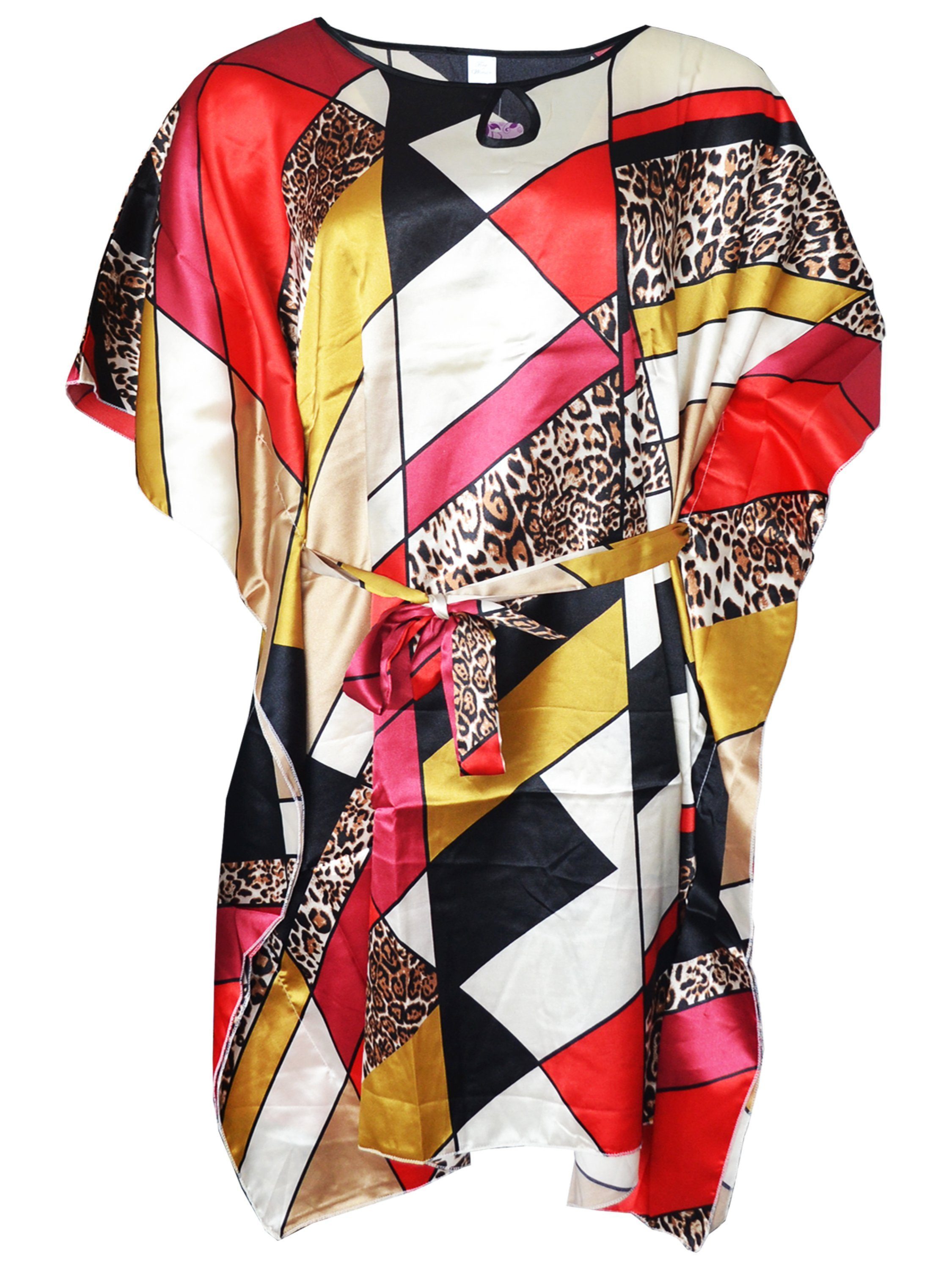 TEXEMP Strandkleid Damen Strandkleid Kaftan Maxikleid Kleid Tunika Sommer (1-tlg) One Size - Knitterfest
