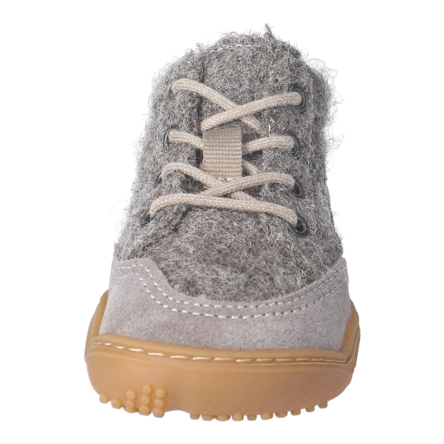 qnuffs WEIDE Barfußschuh Schnürschuh mit Namenschild an der Rückseite – Bild 5 von 5