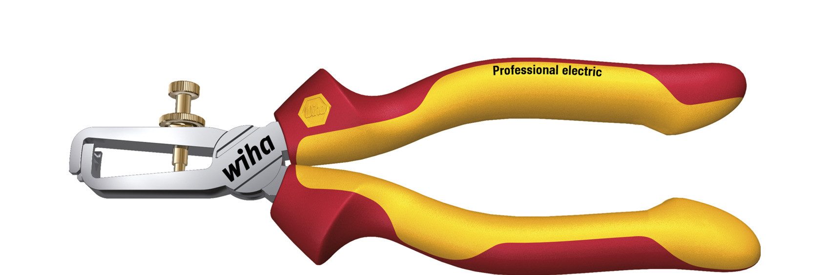 Wiha Abisolierzange Professional electric (26847), 160 mm, für präzises und sicheres Abmanteln