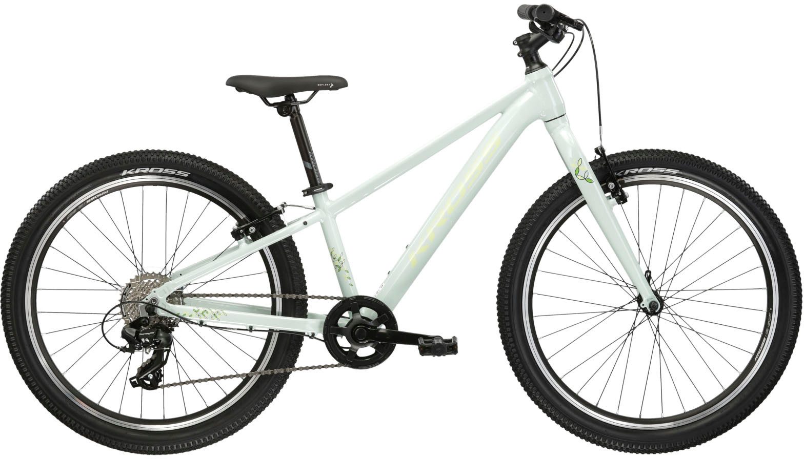 Kross Kinderfahrrad Kinder-MTB Lea Jr 1.0, 8 Gang Shimano TOURNEY TX800 Schaltwerk, Kettenschaltung