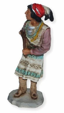 Castagna Dekofigur Native American Figur Osceola Anführer Krieger Deko Skulptur H 17 cm