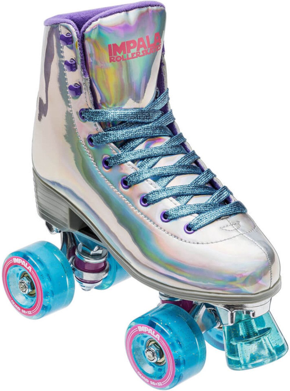 Impala Rollschuhe IMPALA QUAD SKATE Kinder Rollschuh holographic