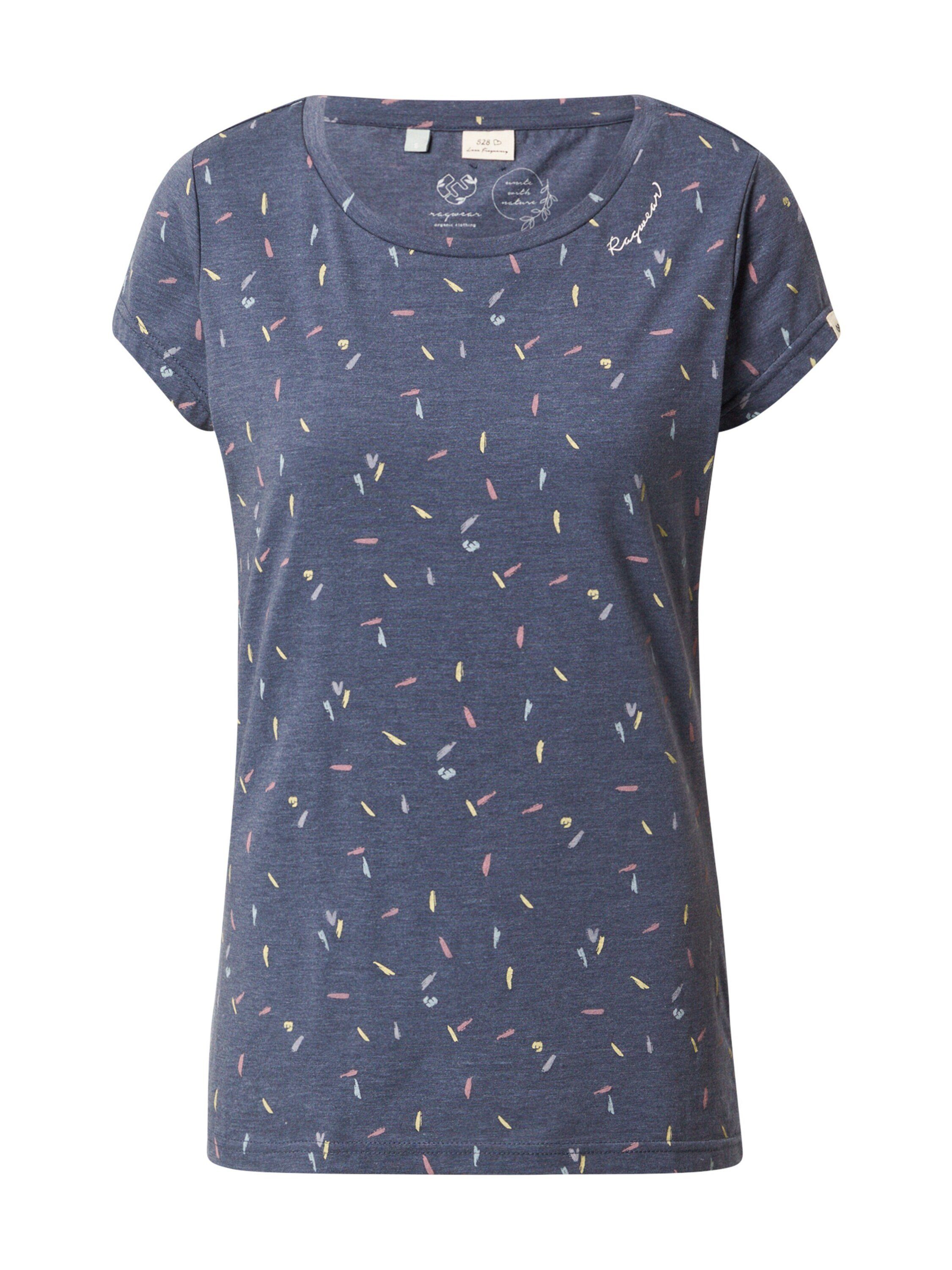 T-Shirt Plain/ohne Ragwear (1-tlg) All-Over-Muster Details,