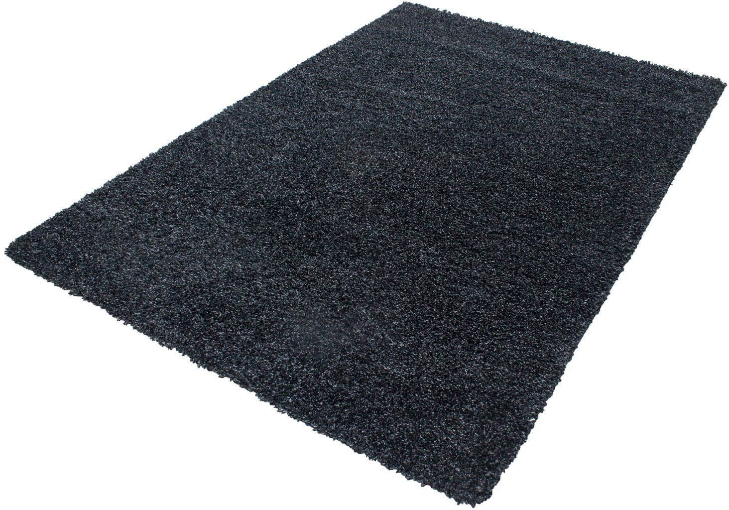 Ayyildiz Teppiche Hochflor-Teppich Life Shaggy 1500, auch als Läufer und in Rund erhältlich, rechteckig, Höhe: 30 mm, Langflor, uni, große Farb- und Größenauswa – Bild 2 von 5