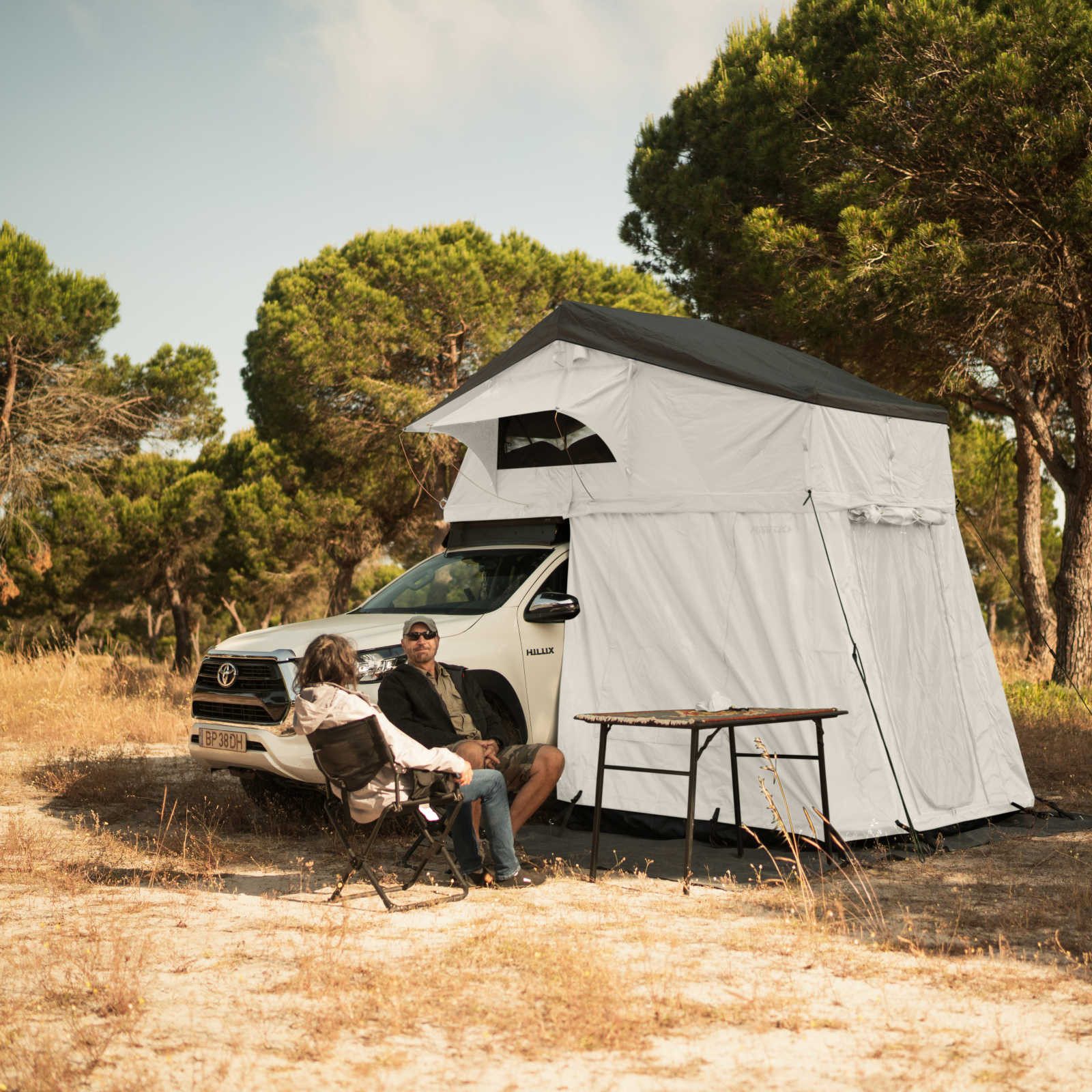 Prime Tech Dachzelt Extended Pro L, Personen: 3