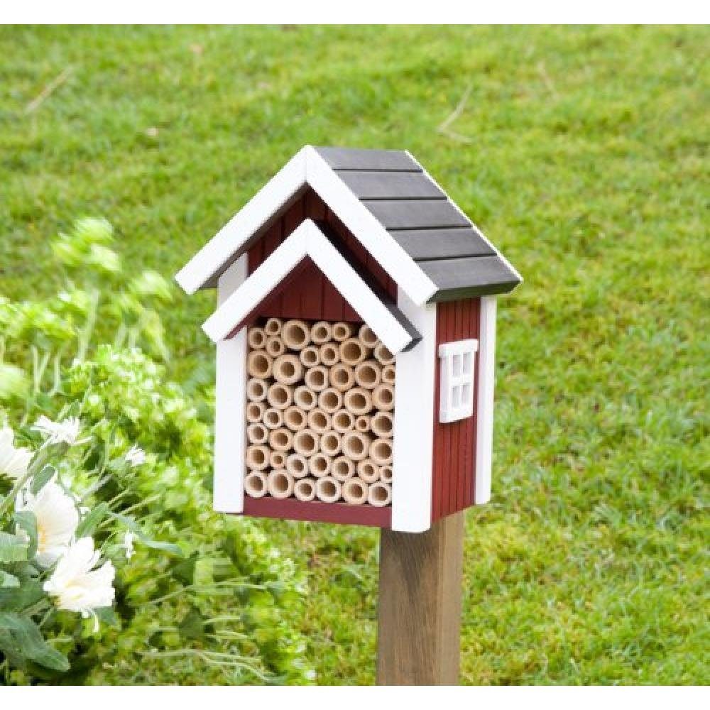 Wildlife Garden Vogelhaus Bienen-Hotel Rot