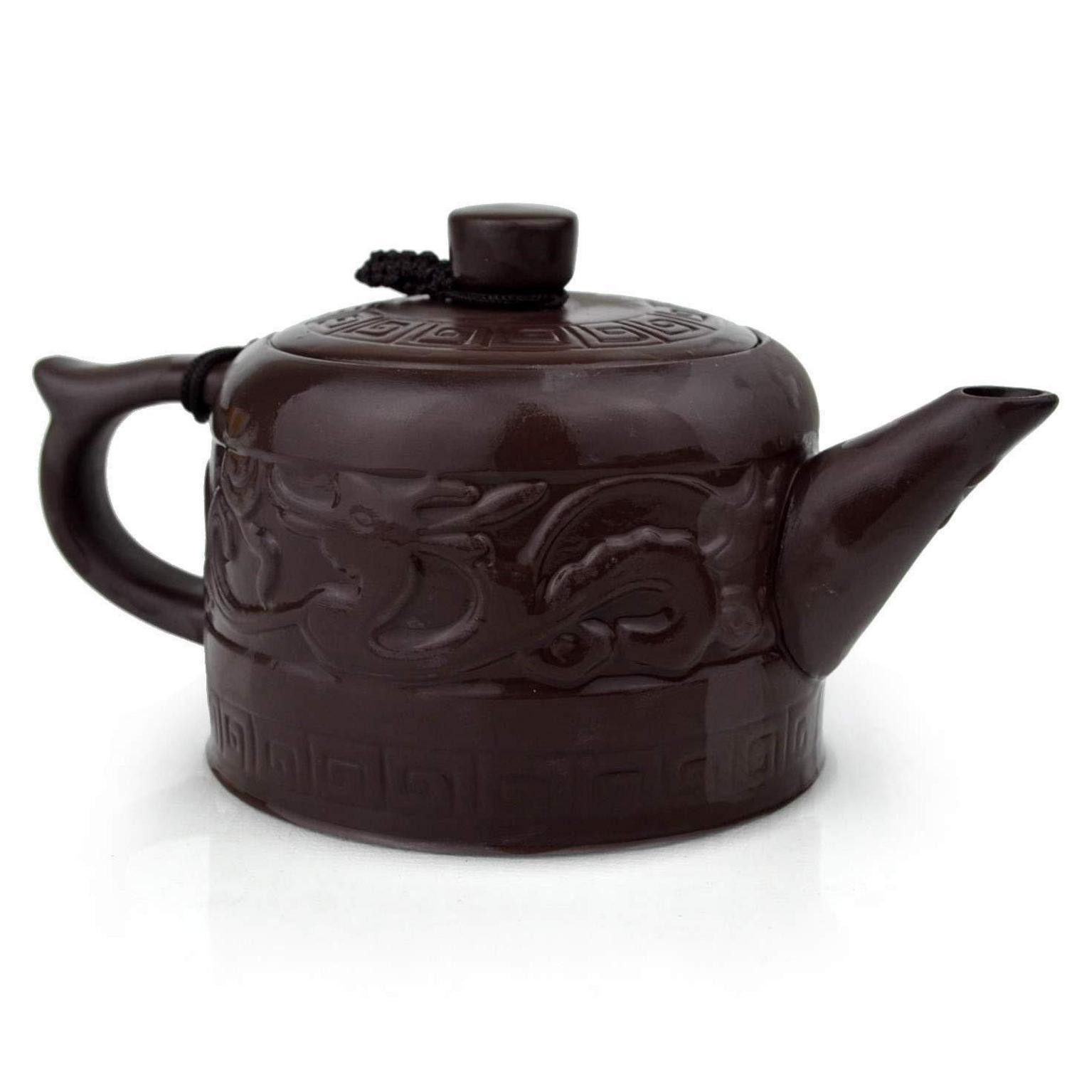 LuxusKollektion Teekanne Teekanne Zisha Drachen-Stil 237ml