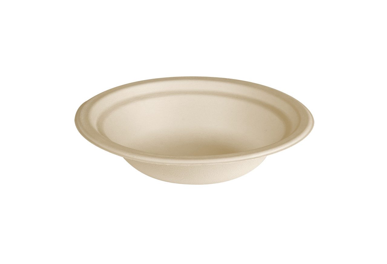 Duni Einweggeschirr-Set Duni Schale Bagasse braun 400 ml Ø 18 cm - 10, Eisen