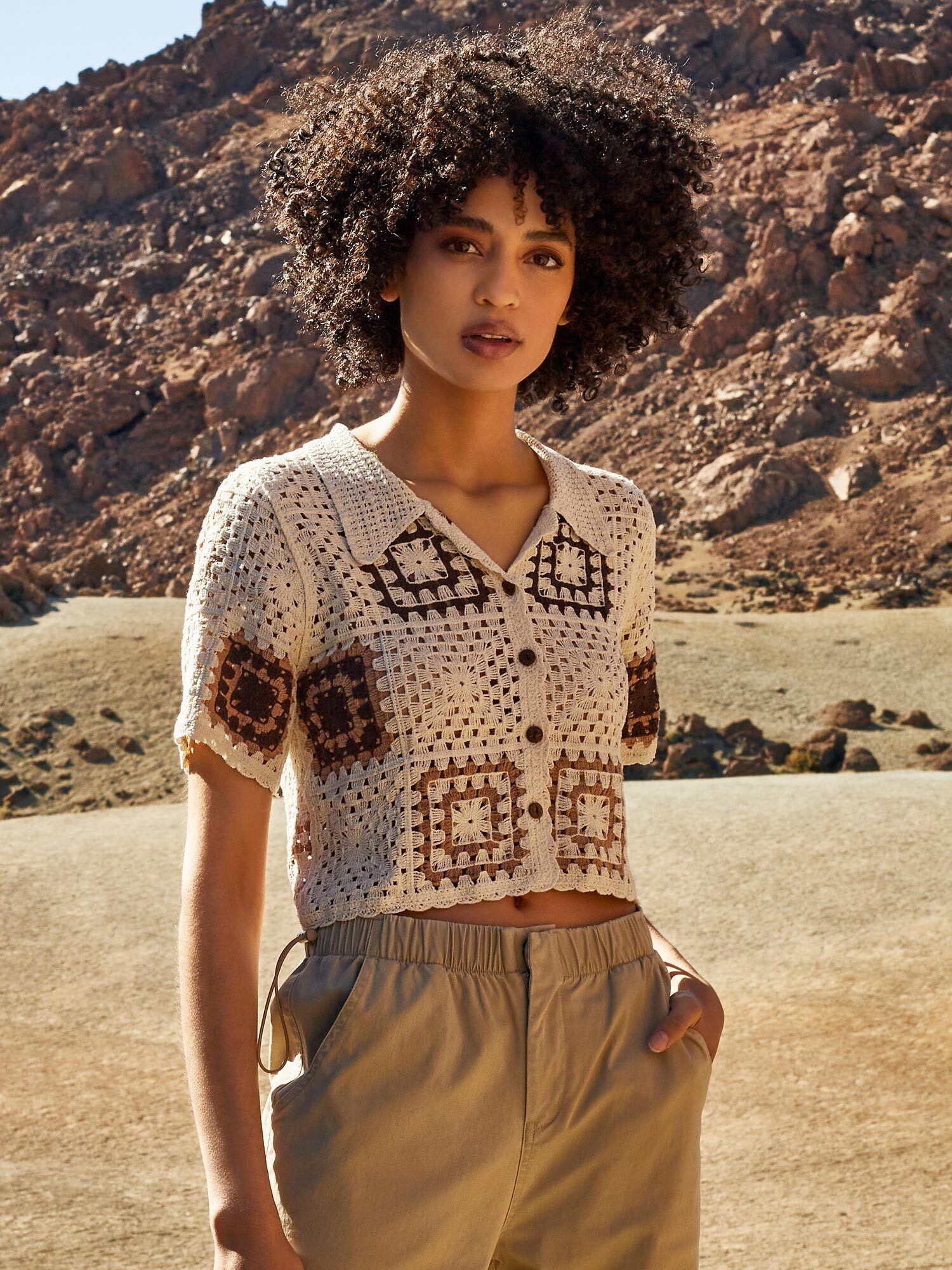 Apricot Klassische Bluse Blusentop, mit quadratischem günstig online kaufen