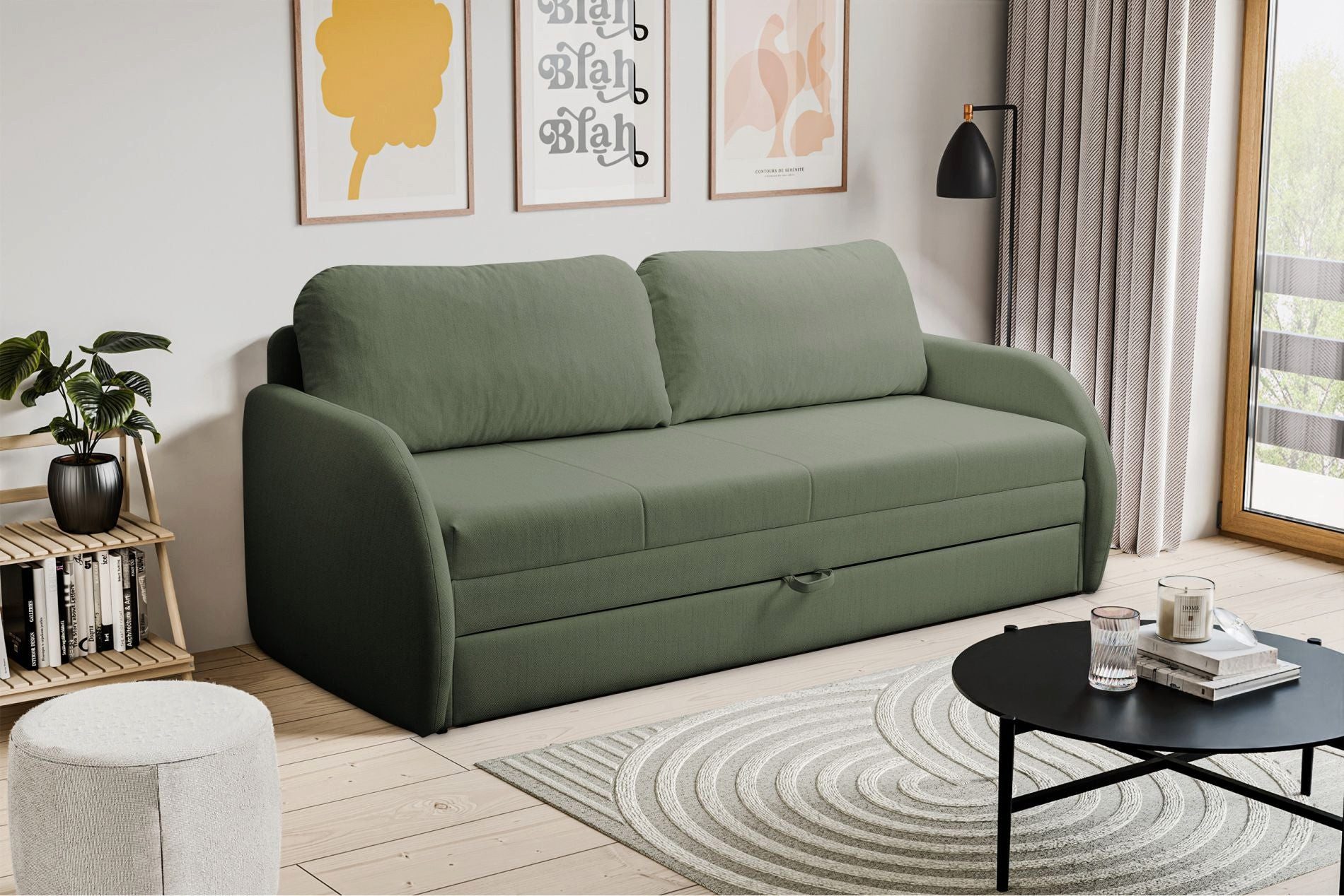 Selsey Schlafsofa DIEGO, 3-Sitzer-Sofa mit Schlaffunktion und Bettkasten