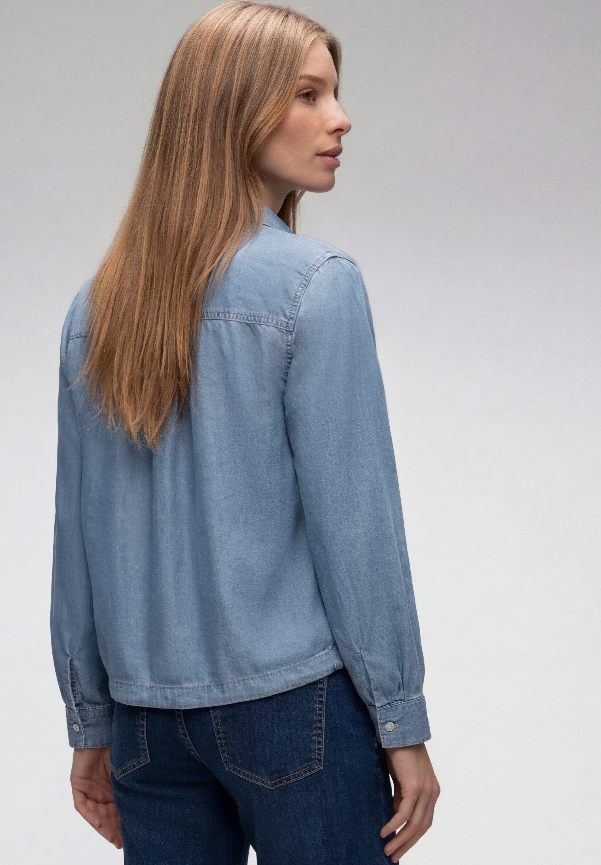 STREET ONE Hemdbluse mit 3/4 Ärmeln günstig online kaufen