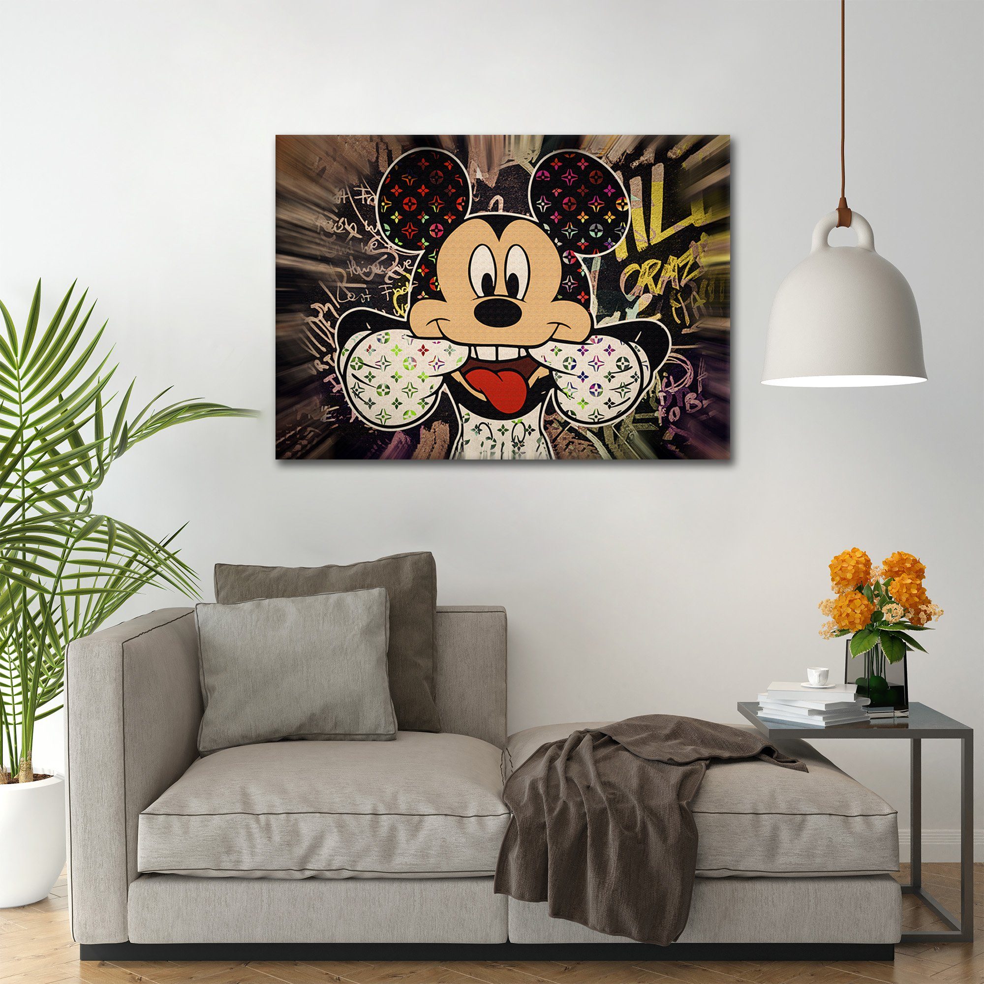 ArtMind XXL-Wandbild Micky makes fun, Premium Wandbilder als Poster