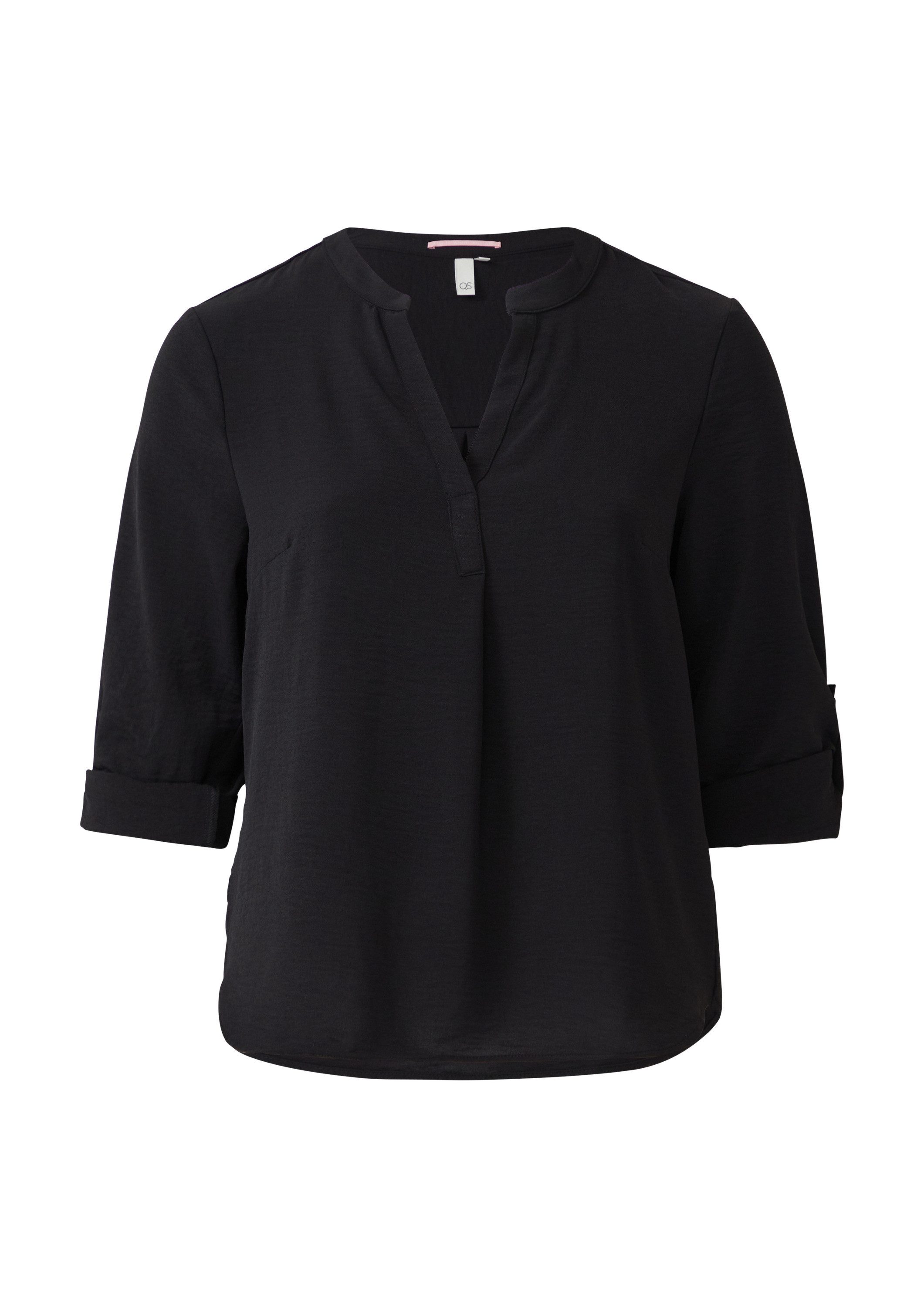 QS Langarmbluse Bluse Tunikabluse mit Ärmeln günstig online kaufen