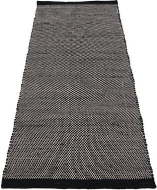 Läufer »Mona«, carpetfine, rechteckig, Höhe 5 mm, Wendeteppich aus Wolle/Baumwolle