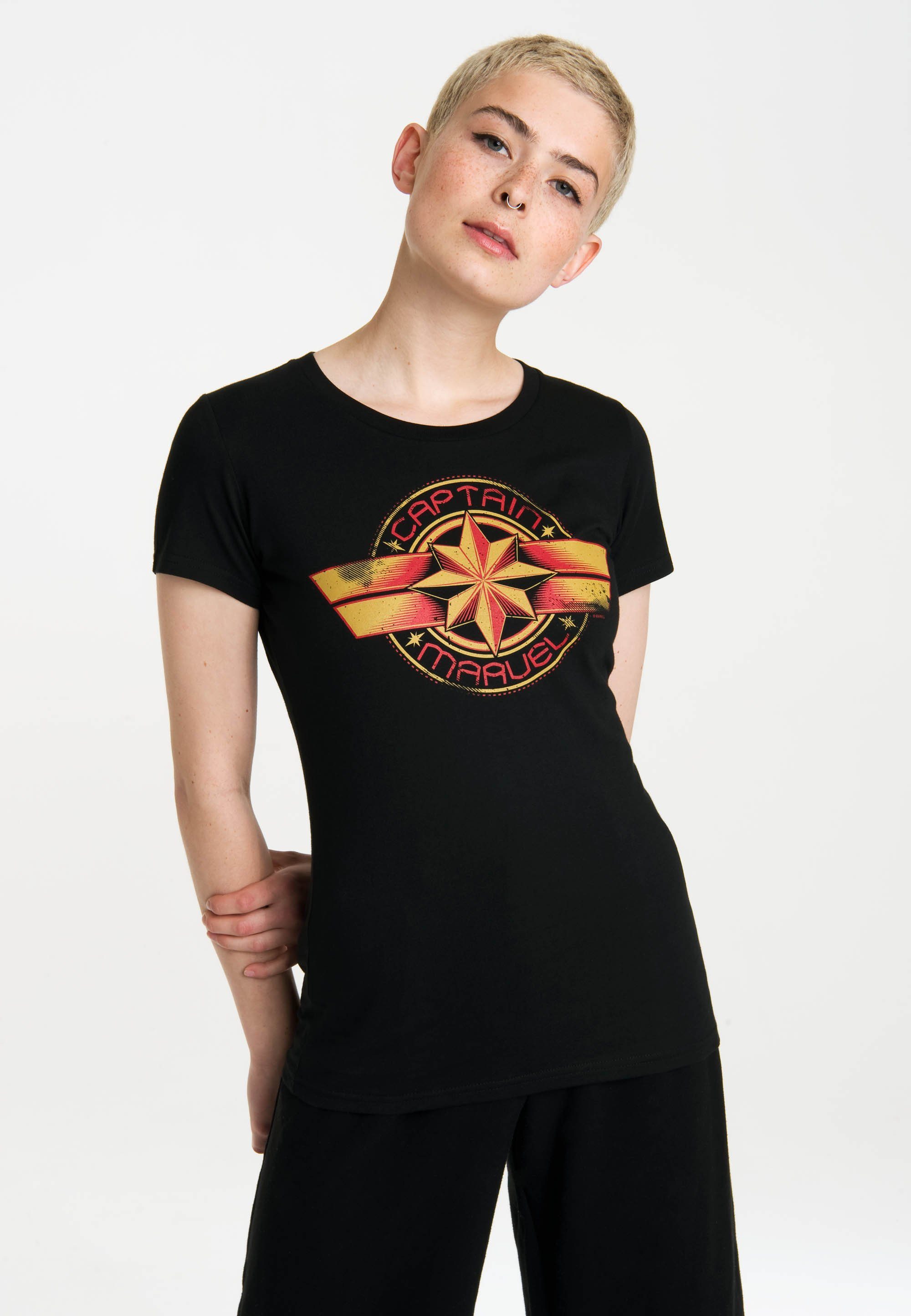 LOGOSHIRT T-Shirt Marvel Comics mit lizenzierten Originaldesign