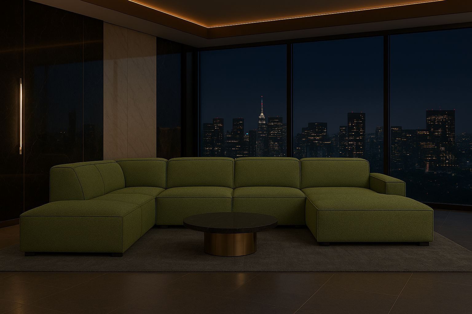 Kaiser Möbel Ecksofa Ecksofa Cursal V – großes modulares Design für Stil und Komfort, Einzelsofa