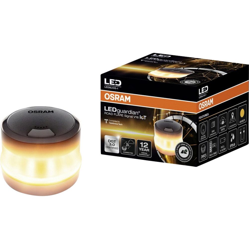 Osram Warndreieck Osram Automotive LEDSL105 Warnblinkleuchte (L x B x H) 84 x 84 x 60