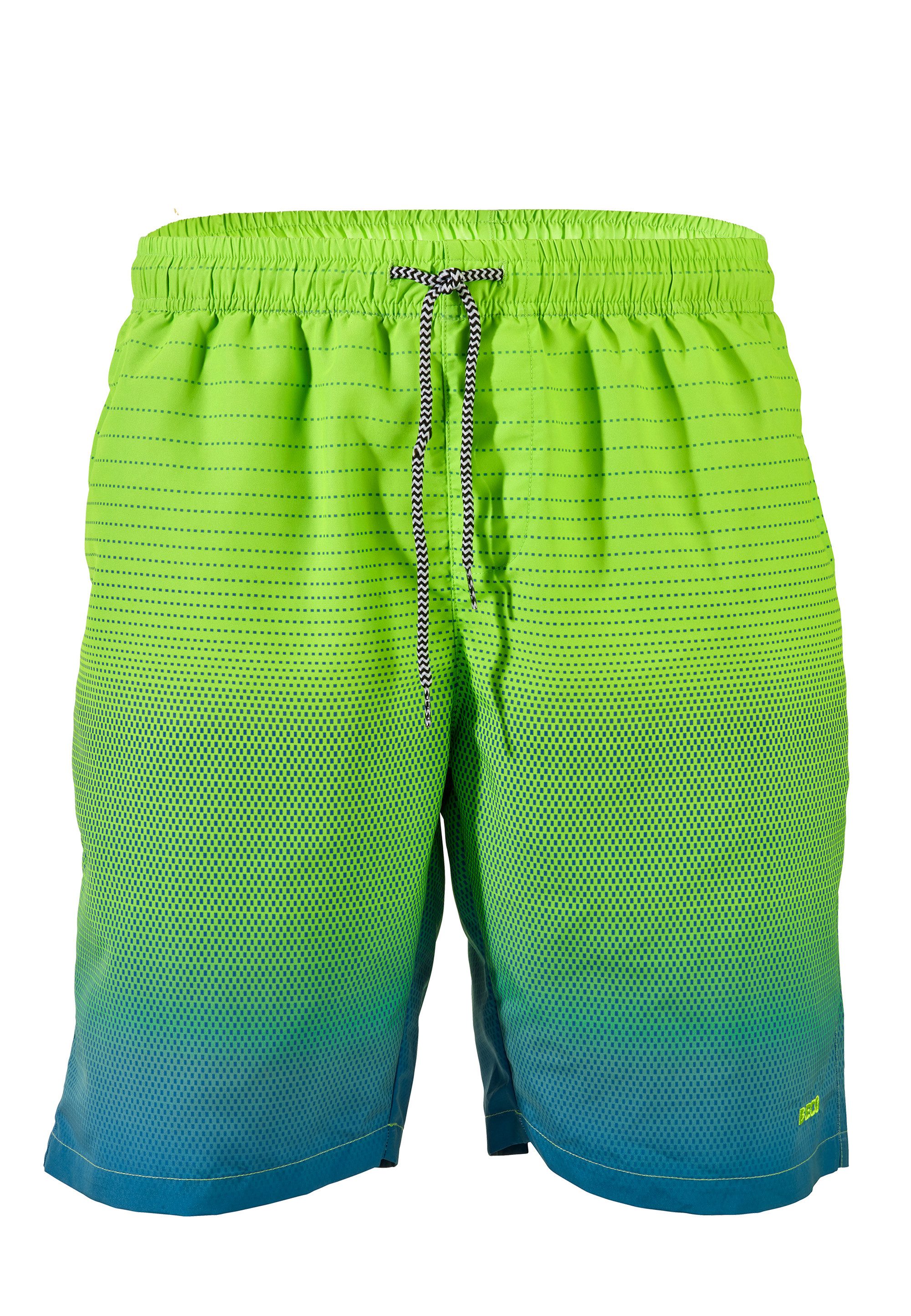 Badeshorts Gradient Dots