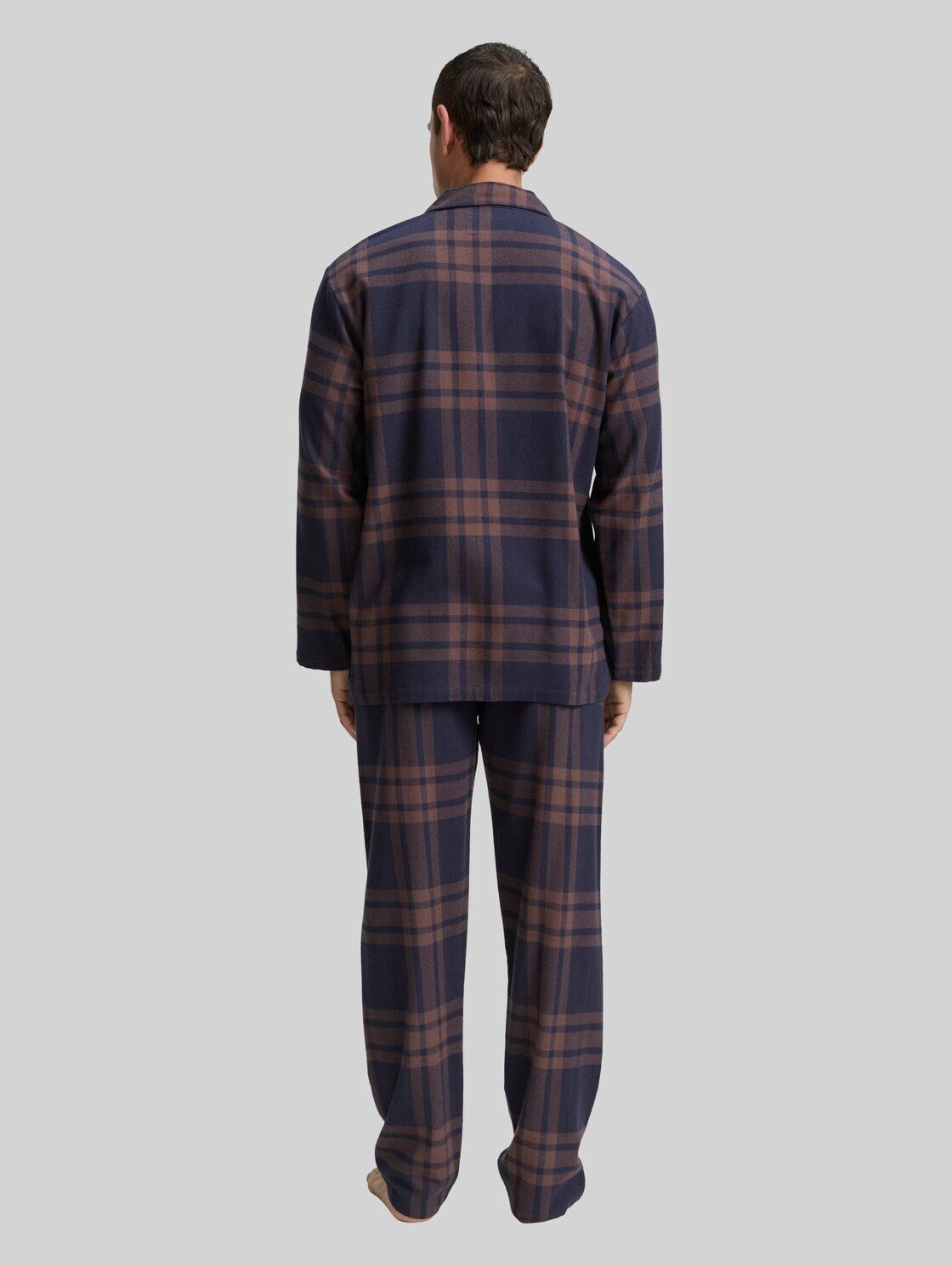 TOM TAILOR Pyjama Unterwäsche (2 tlg) Pyjama-Set mit Karomuster