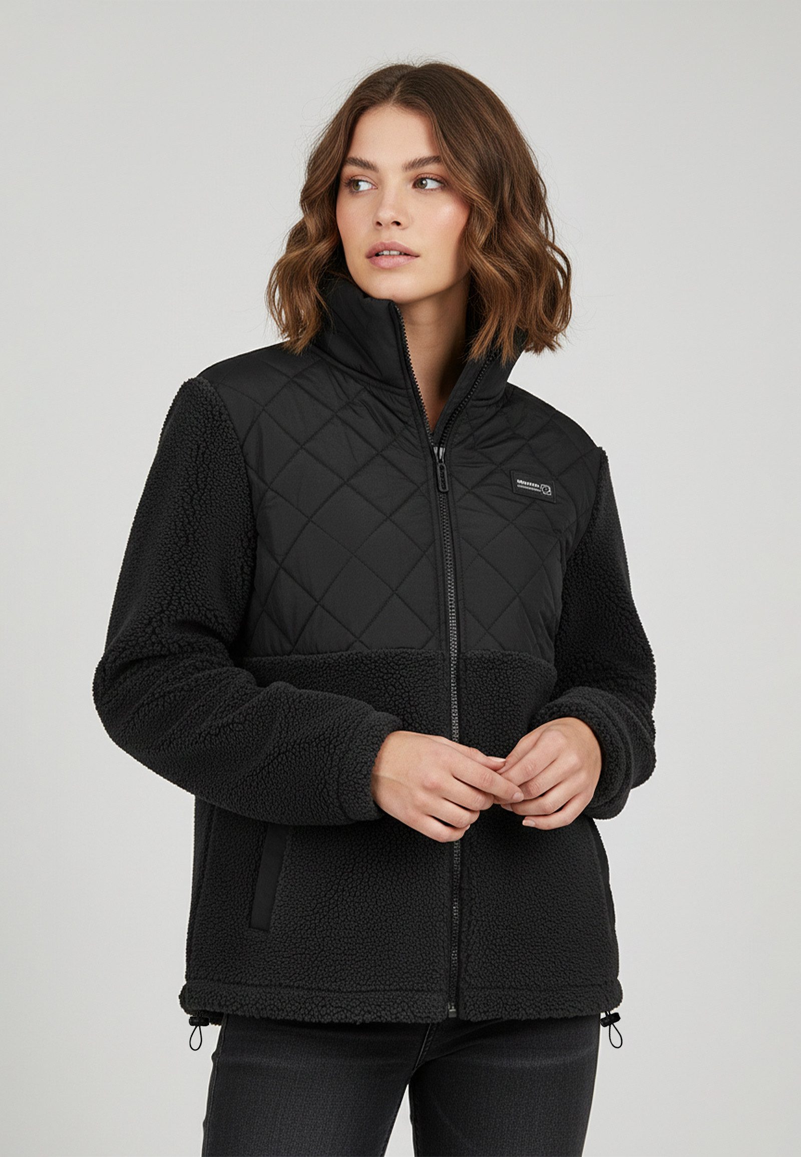 SUBLEVEL Blouson Gemütliches Outdoor-Design mit Reißverschluss. (1-St) D200 günstig online kaufen