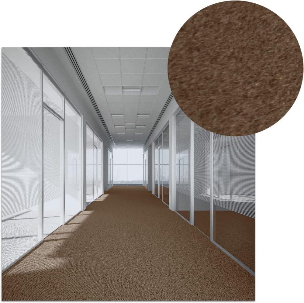 MDEKOR Nadelvliesteppich Teppichboden Meterware - Teppich Läufer, 100x200cm Braun
