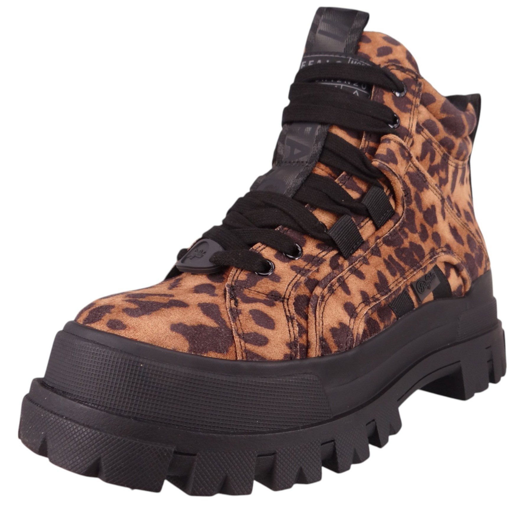 Buffalo 1622591 Aspha NC Mid Black/Beige/Leo Stiefelette günstig online kaufen