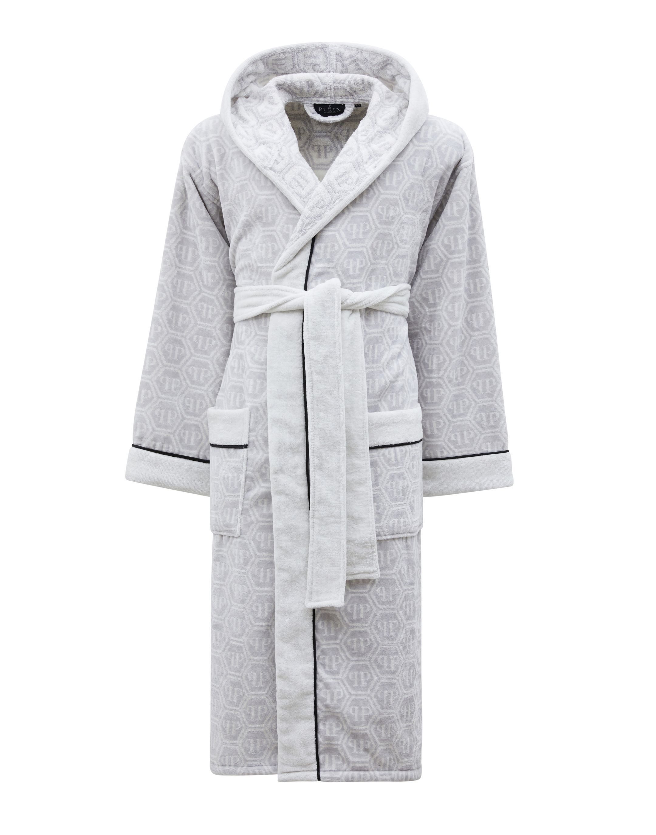 PHILIPP PLEIN Bademantel Hooded Bathrobe PP
