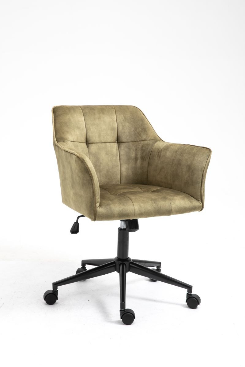 WOLF MÖBEL Schreibtischstuhl SEBA Office Stuhl Kipper oliv (60x61x90), SEBA Office Stuhl Kipper oliv