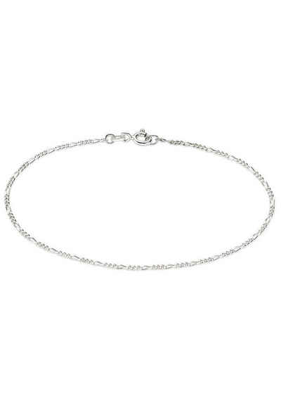 Bruno Banani Armband Schmuck Geschenk Silber 925 Armschmuck Armkette Figarokette, Made in Germany