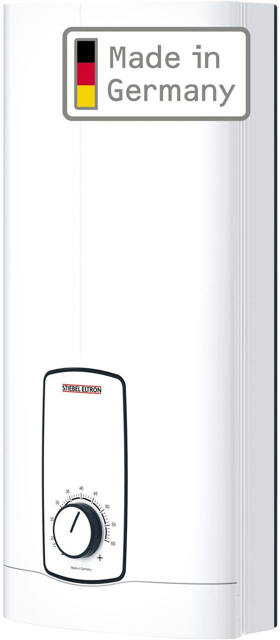 STIEBEL ELTRON Komfort-Durchlauferhitzer DHB 18/21/24 ST Trend, gradgenaue Temperaturwahl, elektronisch, min. 20 °C, max. 60 °C, 3i Technologie für konstante Warmwassertemperatur