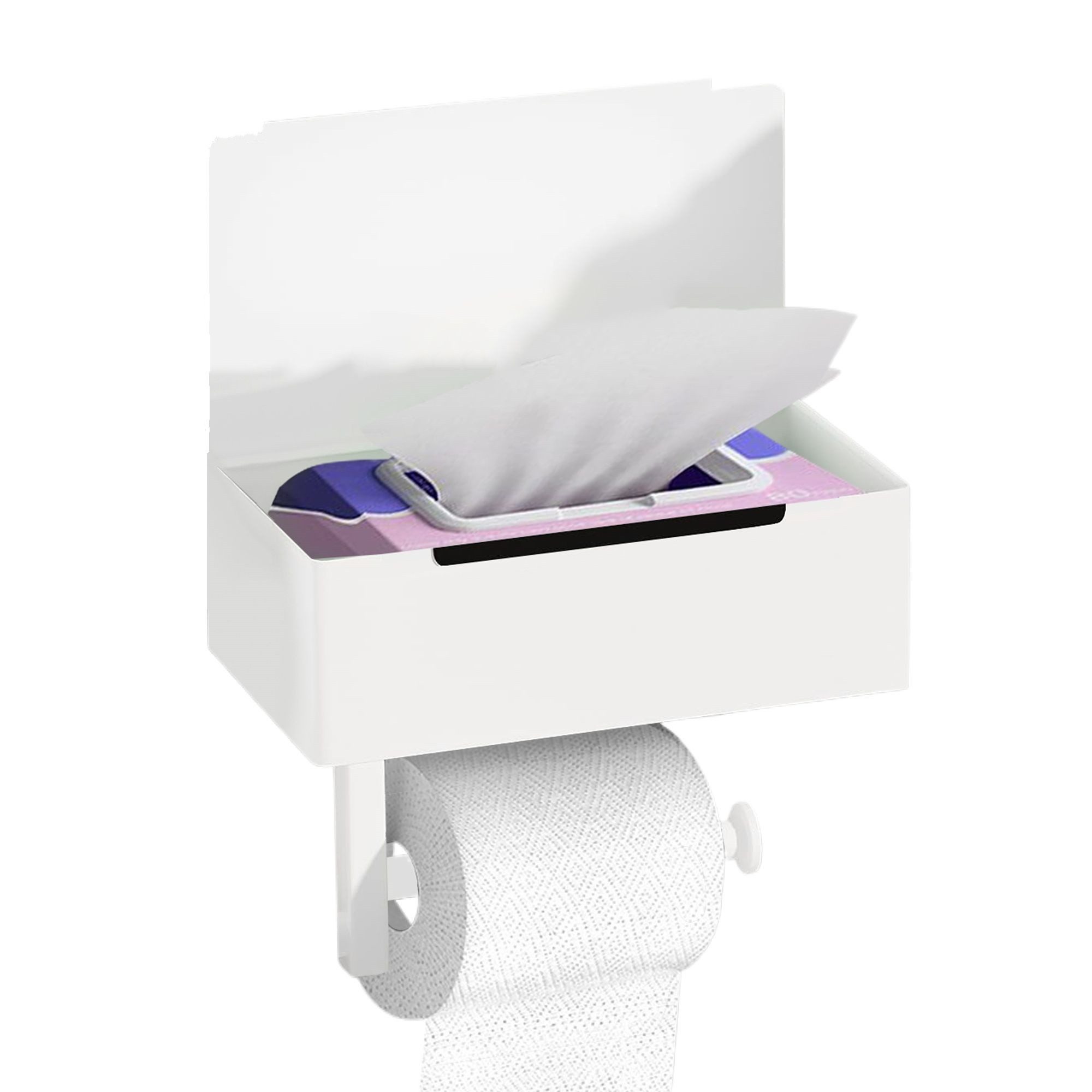 DAKYAM Toilettenpapierhalter Edelstahl Toilettenpapierhalter, 3 in1-Funktio günstig online kaufen