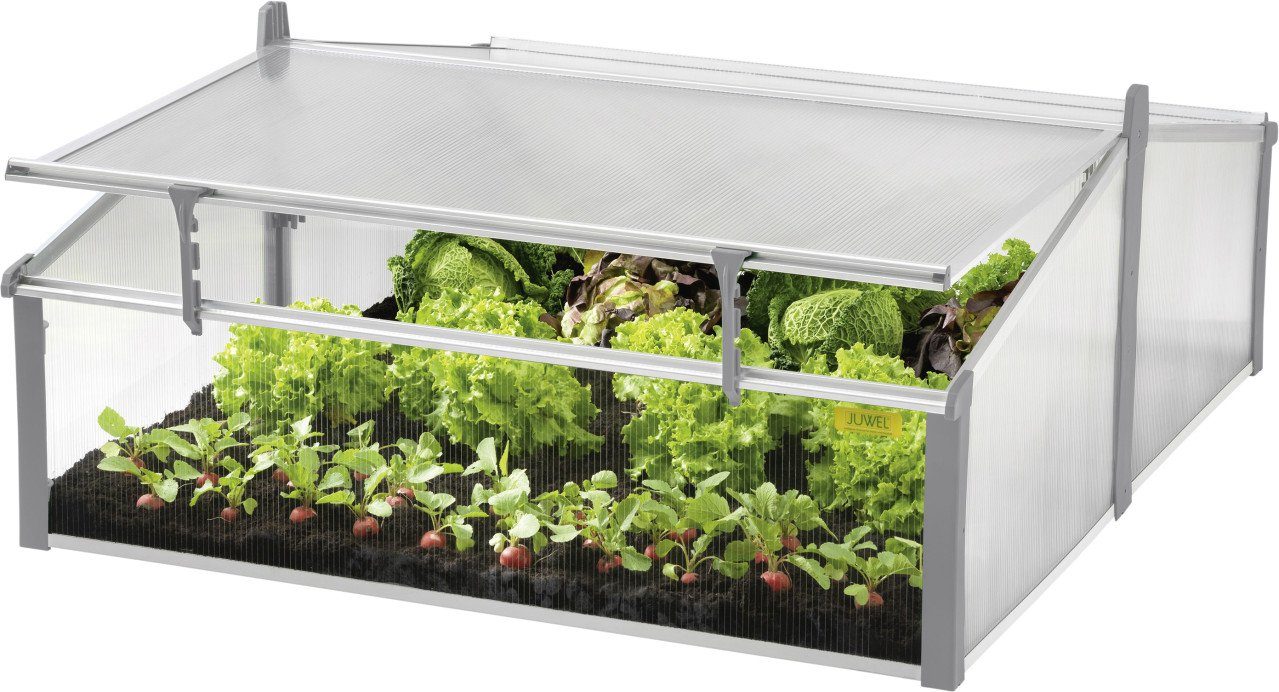 Juwel Frühbeet Juwel Doppelfrühbeet Easy Fix 120 x 100 cm