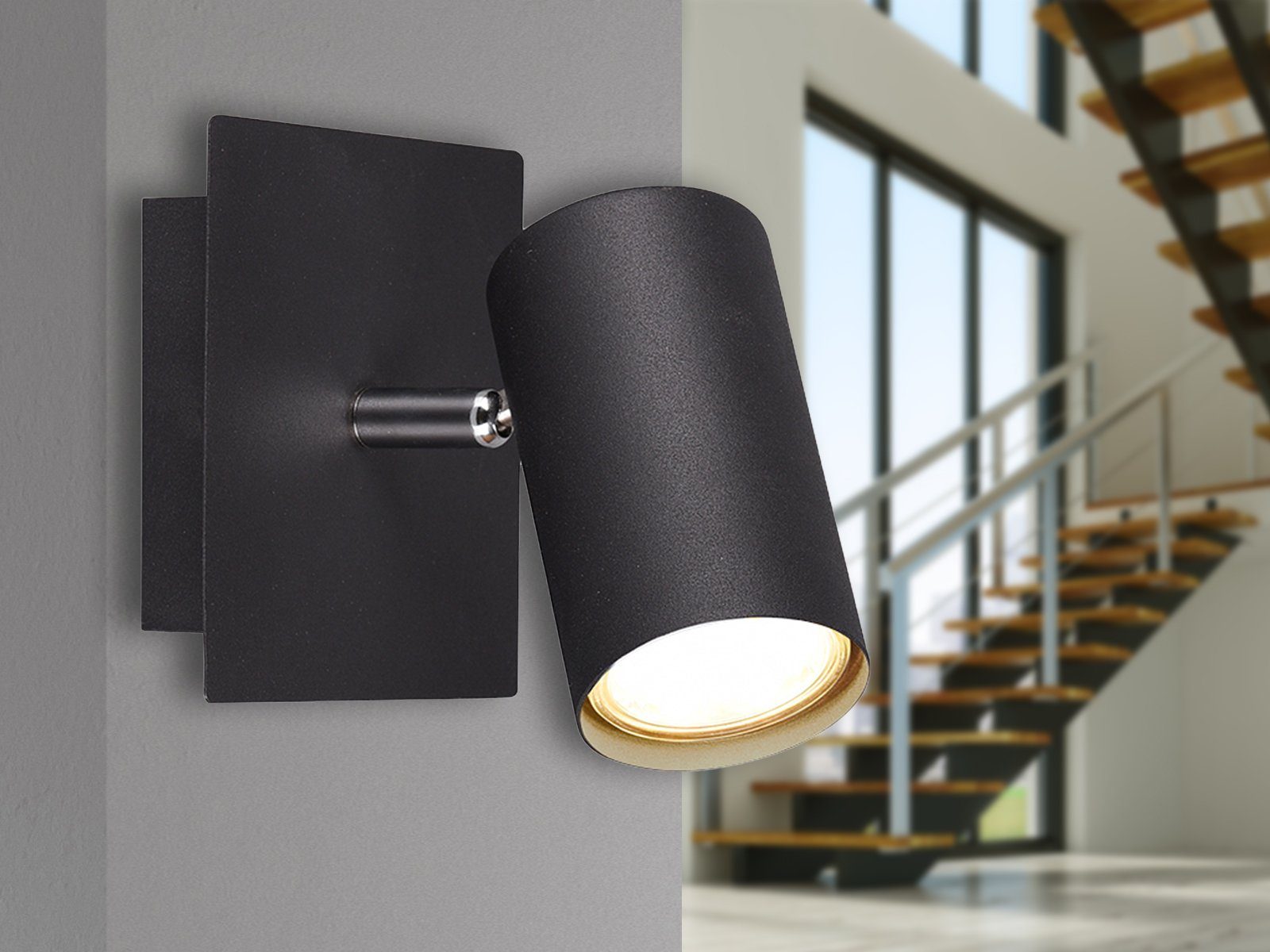 TRIO Leuchten LED Wandstrahler, Dimmfunktion, LED wechselbar, Warmweiß, inn günstig online kaufen