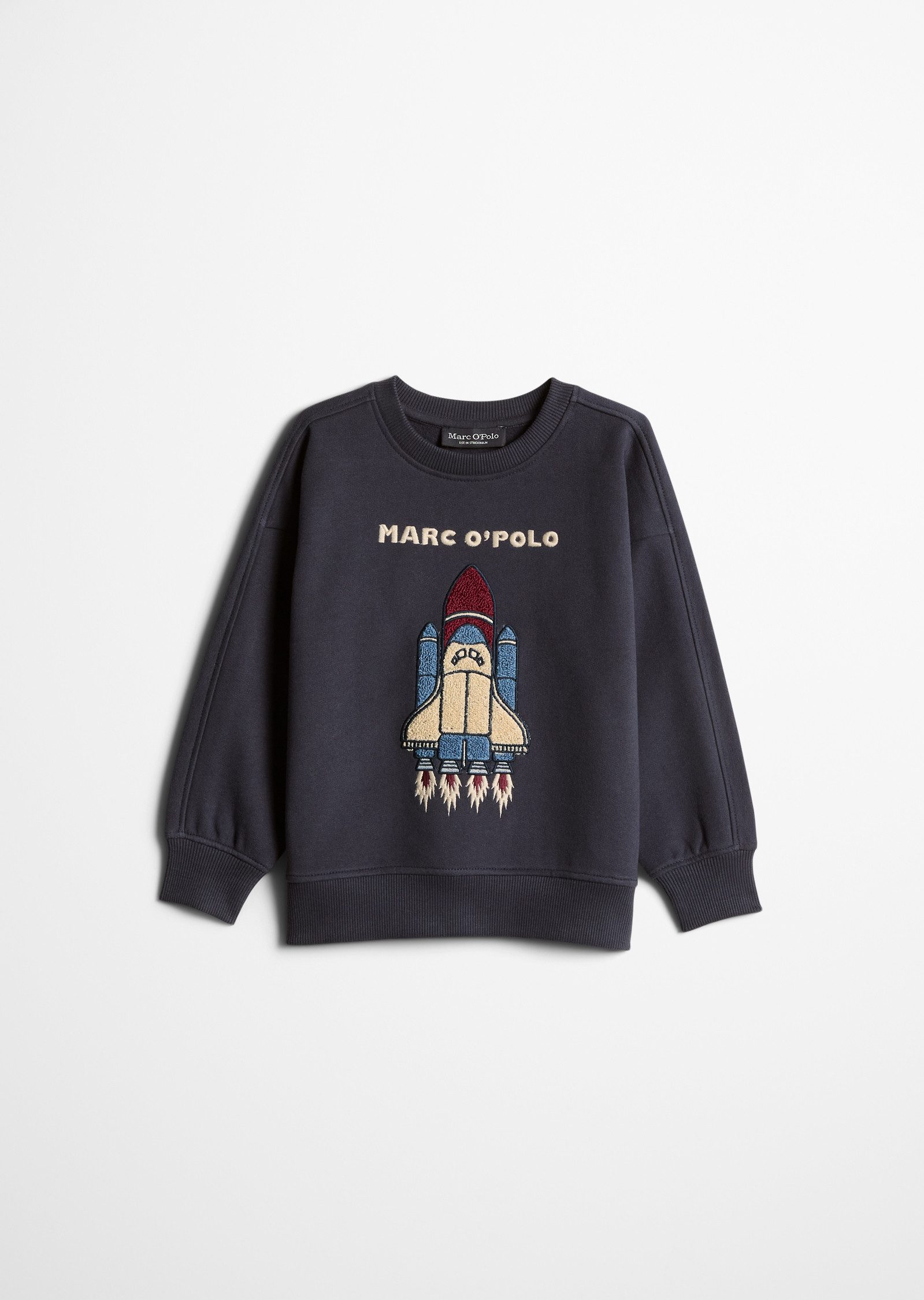 Marc O'Polo Sweatshirt mit mehrfarbiger Stickerei