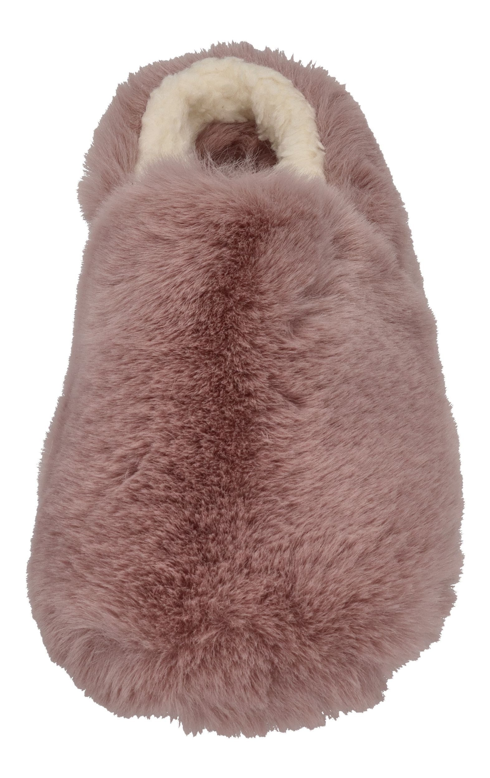 espadrij l´originale ELASTIQUE FURRY Hausschuh Rose