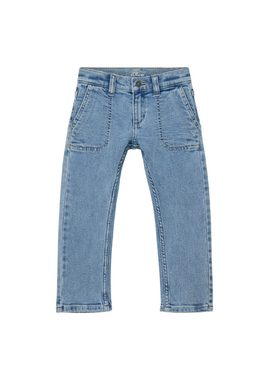 s.Oliver 5-Pocket-Jeans Jeans Pelle / Regular Fit / Mid Rise / Straight Leg Schmuck-Detail, Waschung
