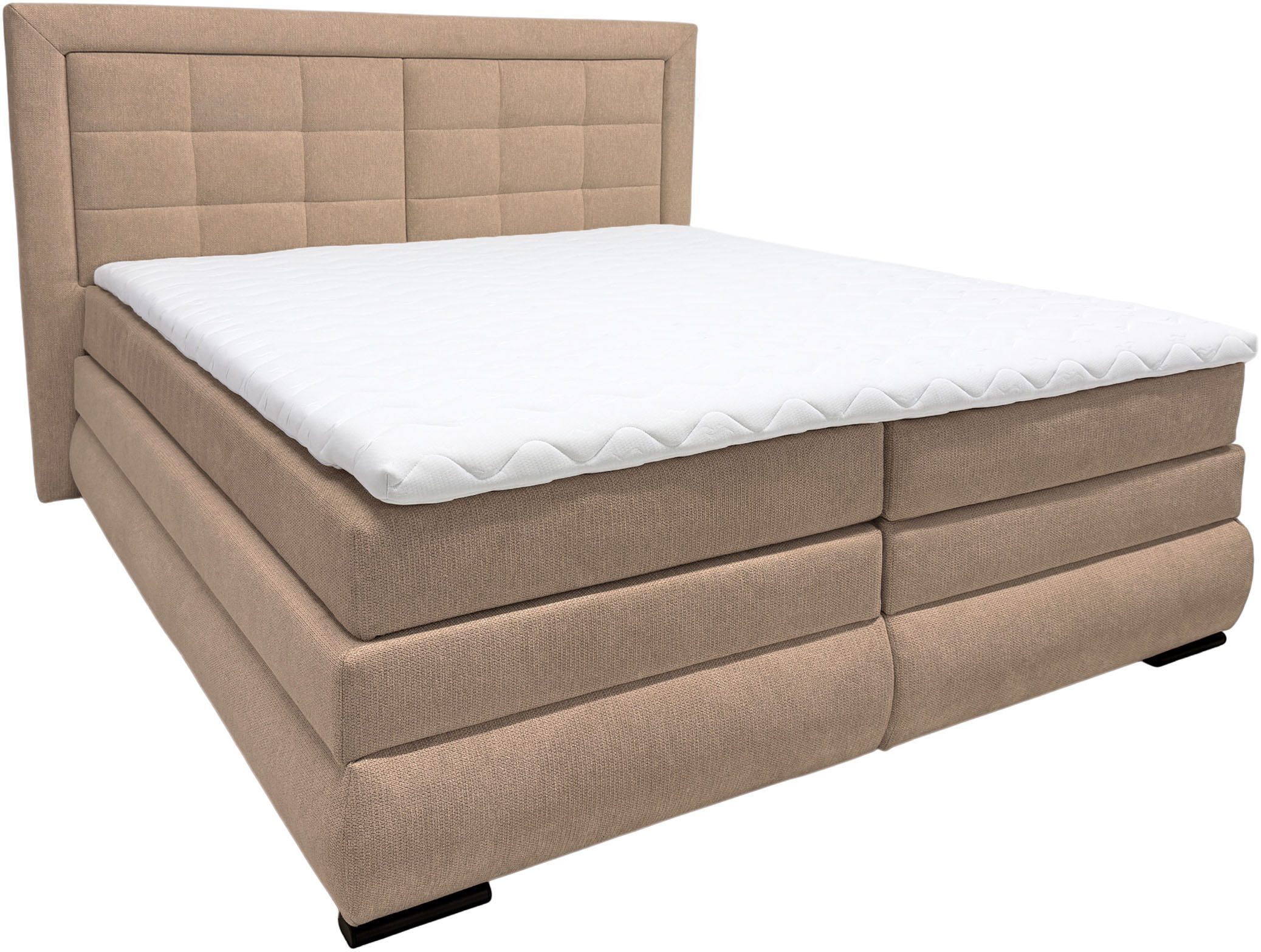 OTTO home Boxspringbett MIVVA, in H3, H4 oder Hmix H3/H4, wahlweise mit oder ohne LED-Leuchten