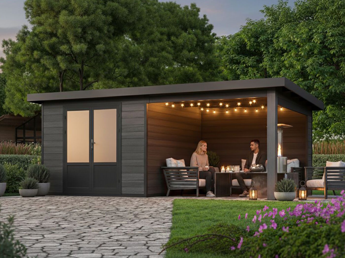 Fjordholz Gartenhaus Style DeLuxe