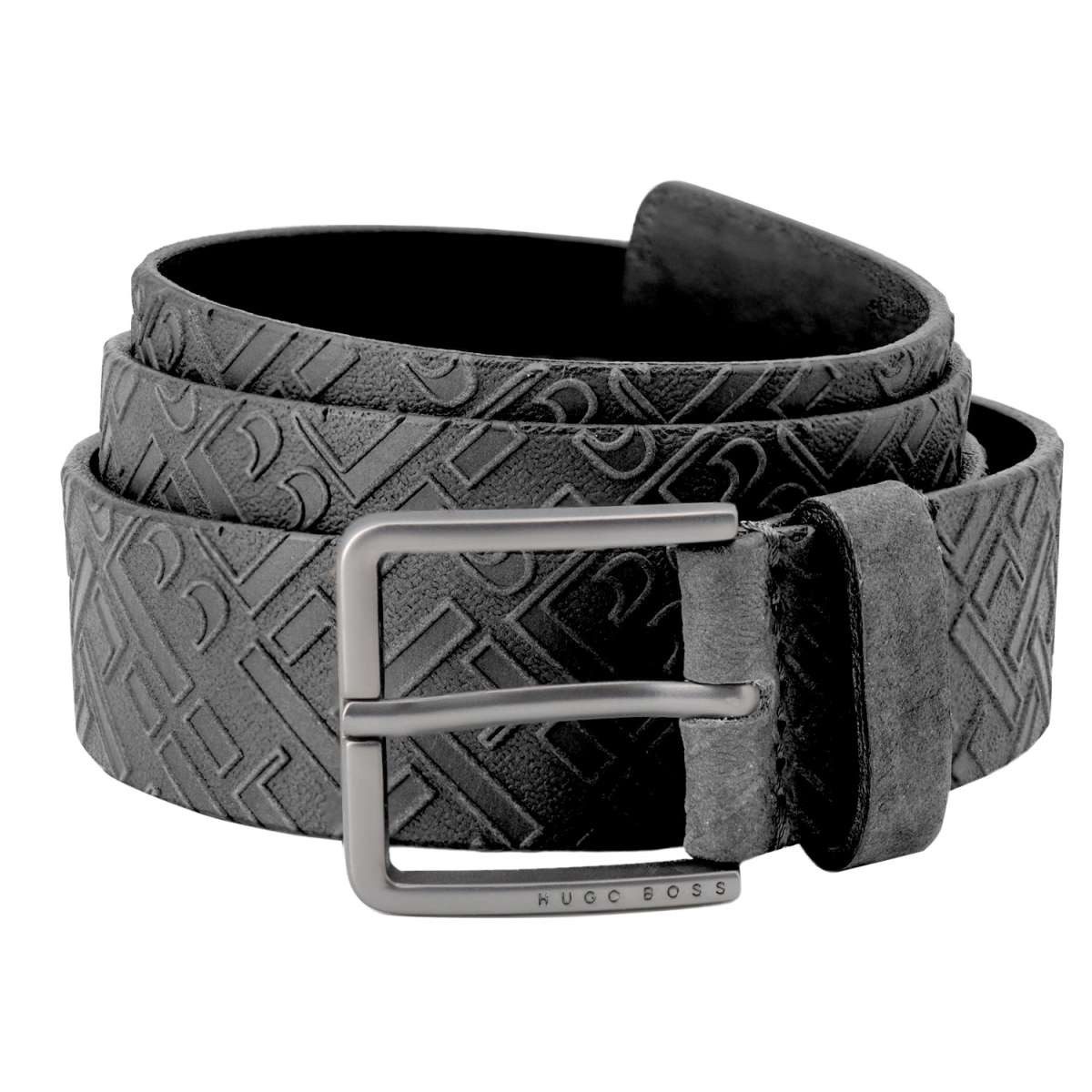 BOSS Ledergürtel 50461652-001 für Herren Leder Schwarz Ther