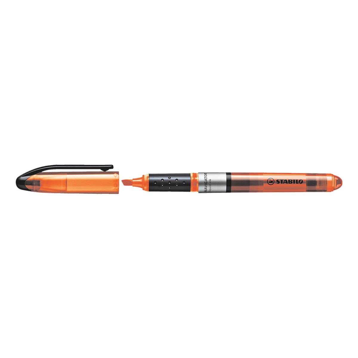 STABILO Marker Navigator®, (1-tlg), Textmarker schnelltrocknend orange