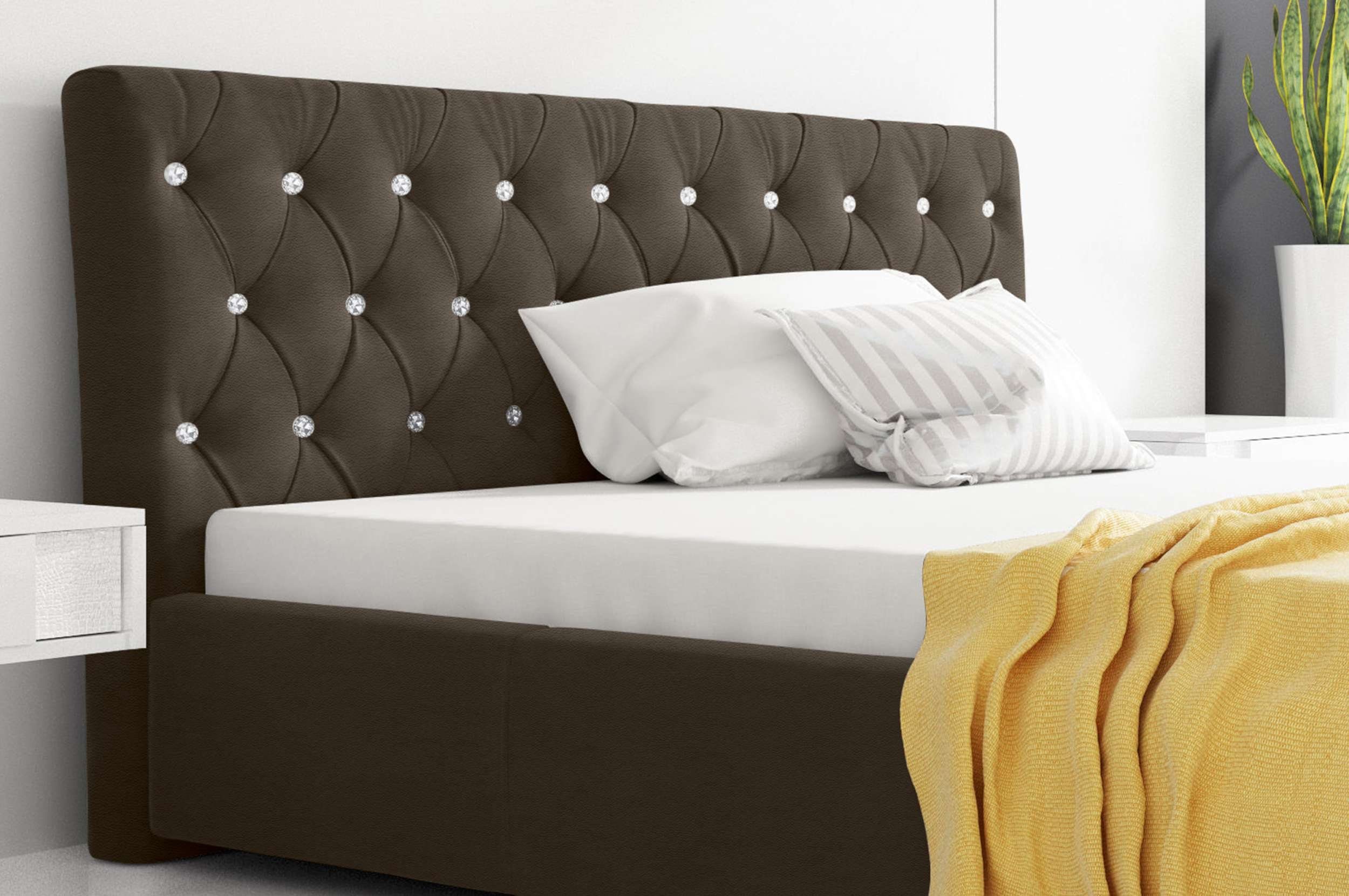 99rooms Polsterbett Kevin (Schlafzimmerbett, Bett), 120/140/160/180/200x200 günstig online kaufen