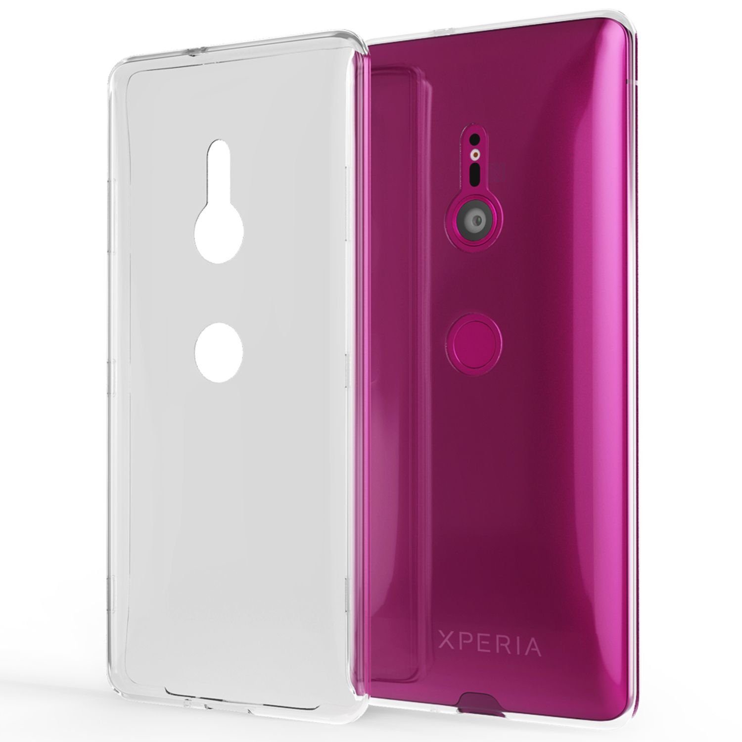 Nalia Smartphone-Hülle Sony Xperia XZ3, Klare Silikon Hülle / Extrem Transparent / Vergilbungsfrei / Stoßfest / Kratzfest / Durchsichtige Dünne Schutzhülle / Clear Phone Case / Soft Cover / Anti-Gelb / Flexibel / Handy-Schale Etui Bumper Phone Backcover Handycase Handycover