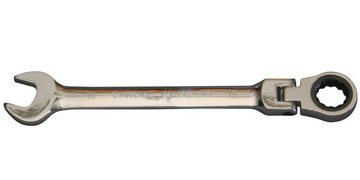 PeTools Ratschenringschlüssel 12-tlg Gelenk-Ratschen-Schlüssel Maul-Schlüssel 72 Zähne 8-19 mm 5° (12 St), hrom-Vanadium-Stahl