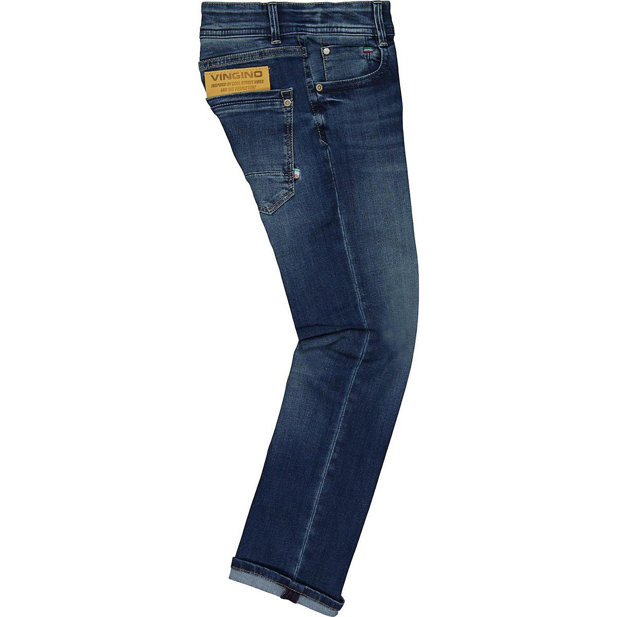 Kinder Kids (Gr. 92 - 146) Vingino Regular-fit-Jeans Jeanshose BAGGIO für Jungen