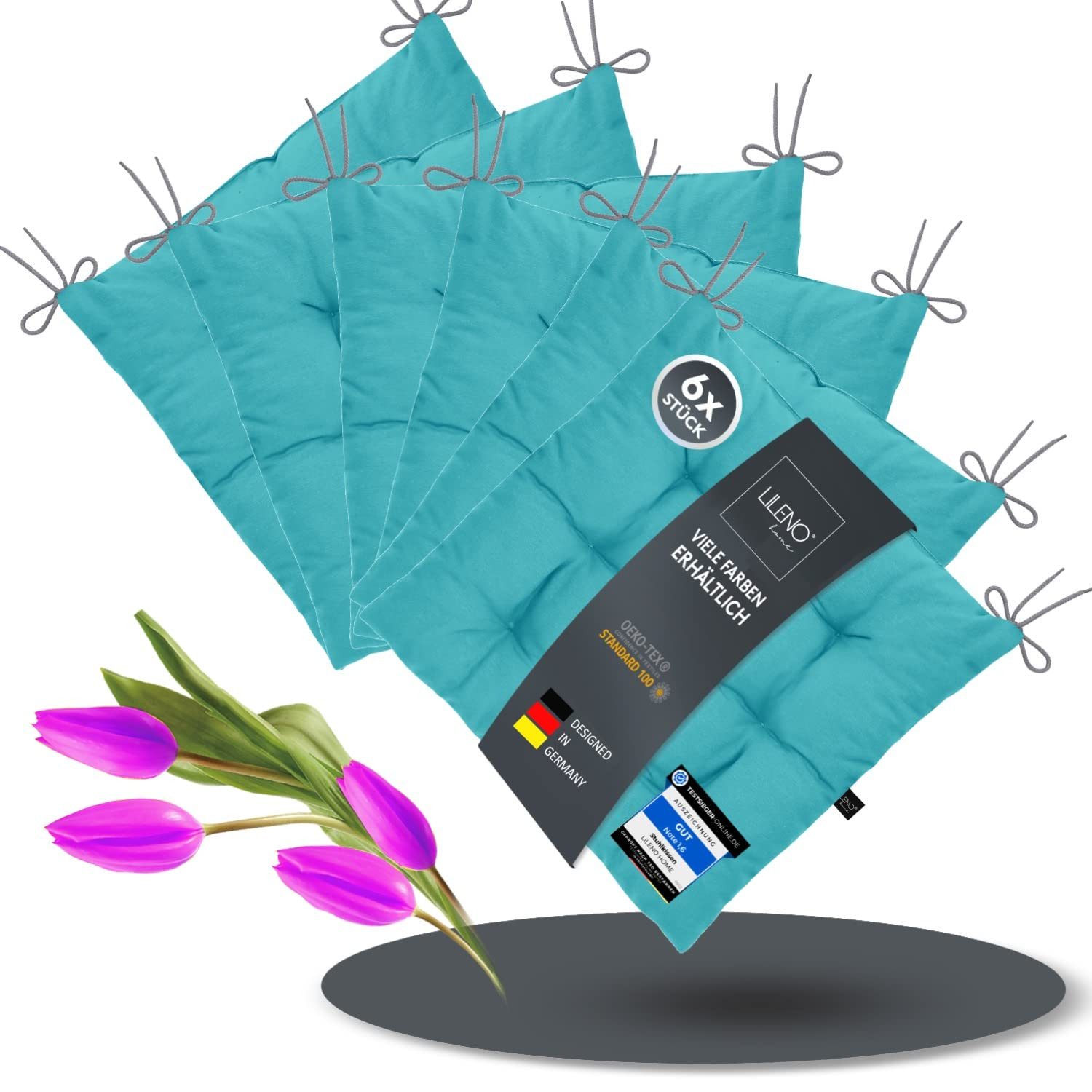 LILENO HOME Stuhlkissen Sitzkissen für Gartenstuhl, günstig online kaufen
