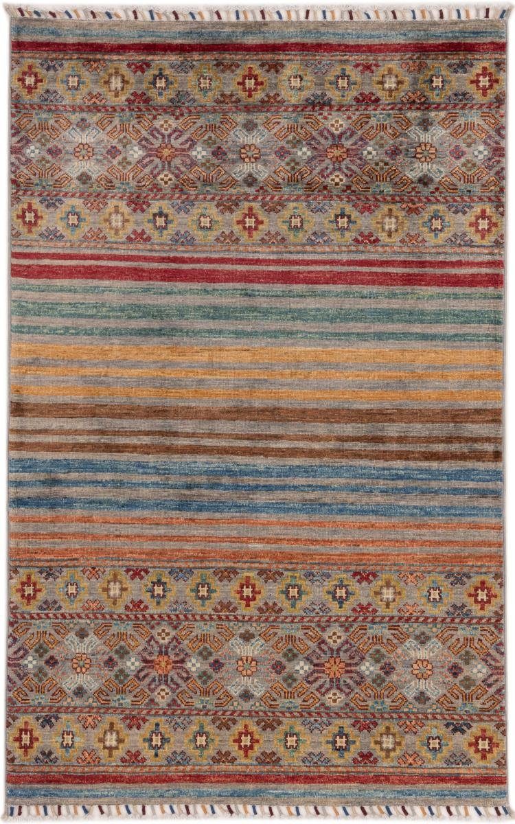 Orientteppich Arijana Shaal 99x156 Handgeknüpfter Orientteppich, Nain Trading, rechteckig, Höhe: 5 mm