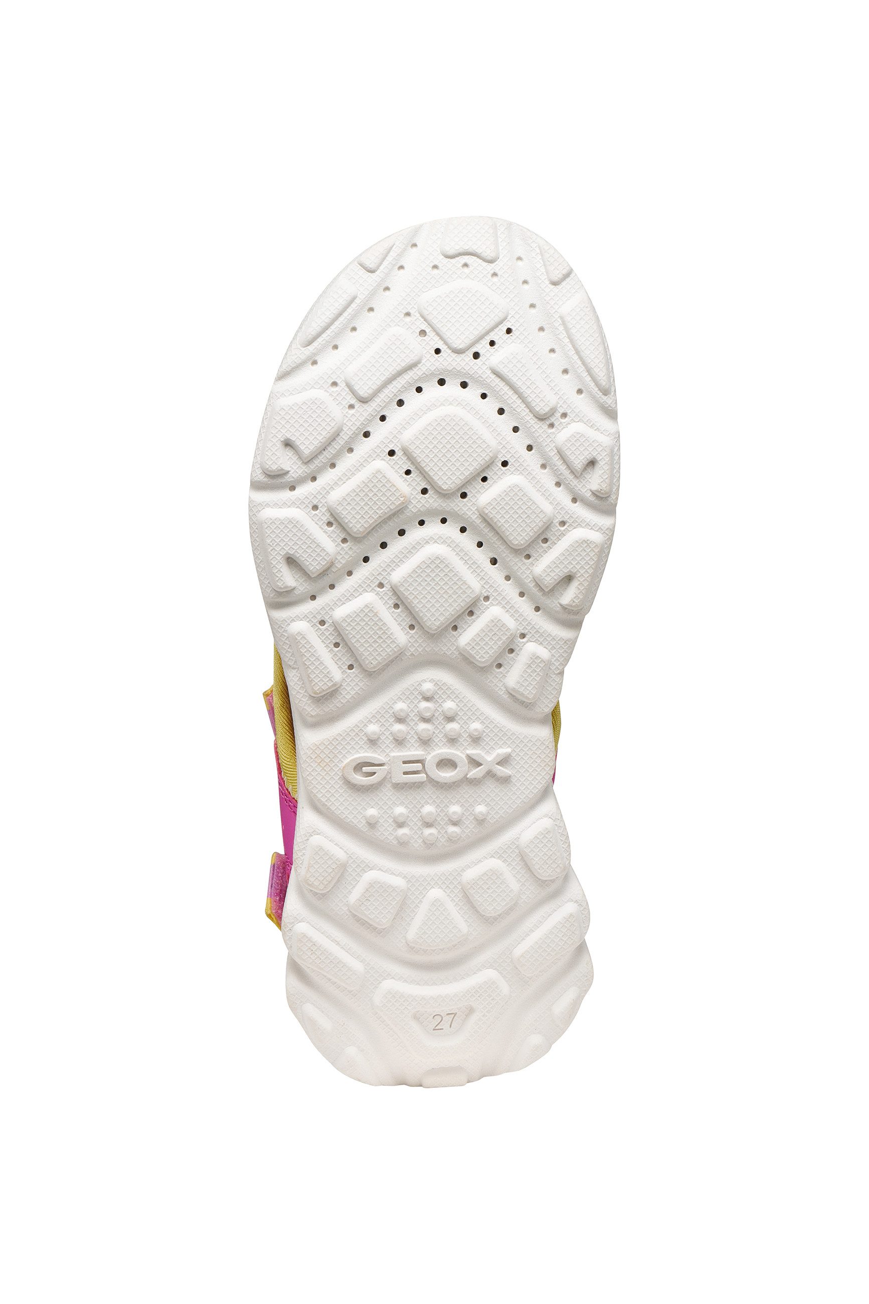 Geox J SANDAL AIRADYUM GI Sandale Klettschuh mit Logo, Größenschablone zum Download